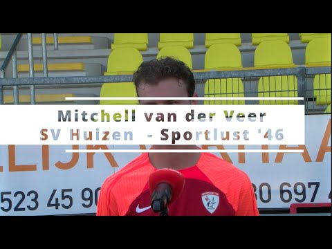 Mitchell van der Veer sv Huizen  - Sportlust '46