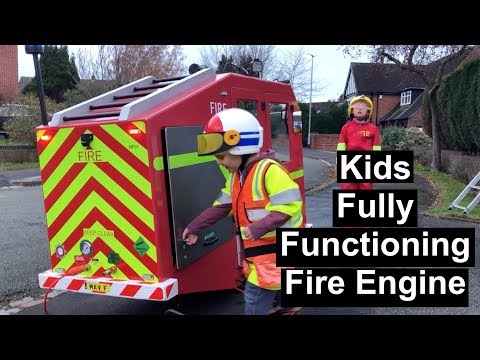 DIY Mini Fire Engine Rescue Adventure! World's Smallest Fire Truck in Action!