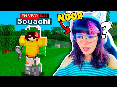 I TRAINED GIRL STREAMER in MINECRAFT