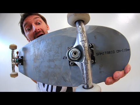 MINI SKATEBOARD MADE OF MELTED PVC | YOU MAKE IT WE SKATE IT EP 81