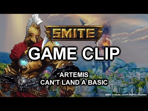 SMITE (Xbox One)│Ares: Artemis Can't Land a Basic