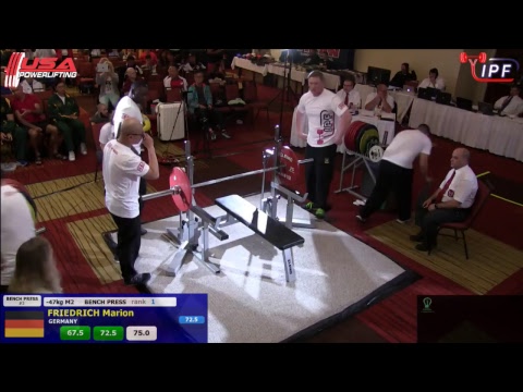 Women M1 - M4, 47kg & 52kg - 2017 IPF Classic Bench Press World Championship