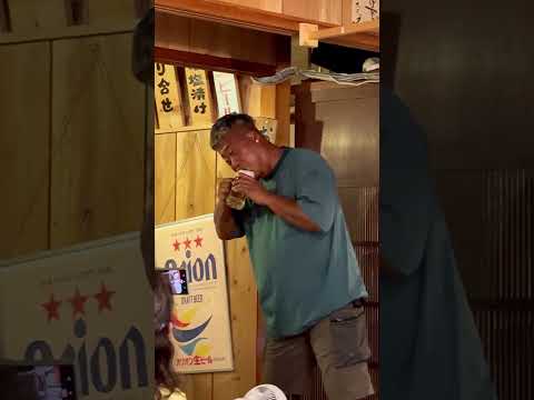 うさぎや本店でオリオンビールをイッキ飲み#石垣島