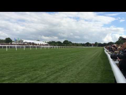 Das IDEE 148. Deutsche Derby: Zieleinlauf mit dem Sieger Windstoß