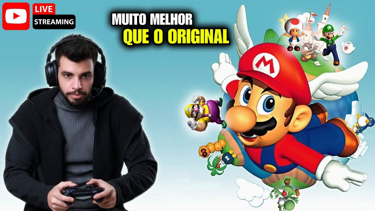 SUPER MARIO 64 COOP DX: A GENTE VAI SE AJUDAR OU SE MATAR? 🍄😂 (Gameplay Ao Vivo)