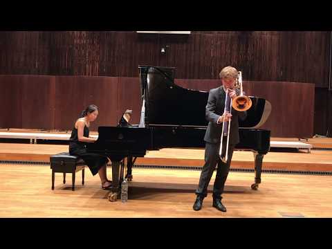 Giovanni Battista Pergolesi - Sinfonia for Trombone and Piano | Kris Garfitt and Seri Dan