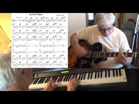 Alfie's Theme - jazz guitar & piano cover ( Sonny Rollins ) Yvan Jacques