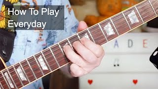 &#39;Everyday&#39; Slade Guitar Lesson
