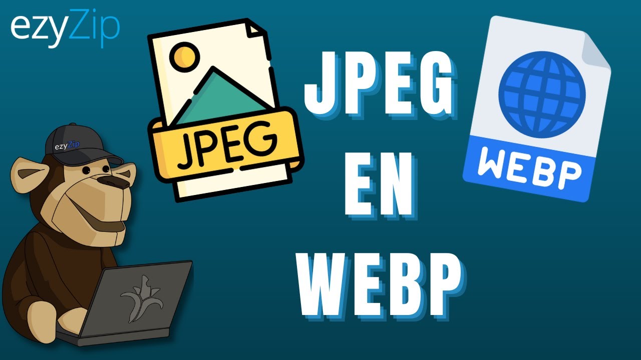 Convertissez JPEG en WEBP en ligne (Rapide !) - ezyZip