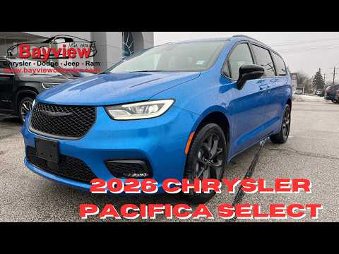 2026 Chrysler Pacifica Select AWD in Blue for sale at Bayview Chrysler Dodge Jeep Ram in Sarnia, ON