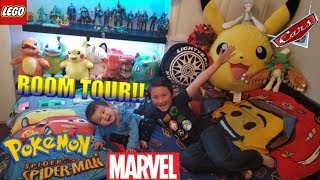 ETHAN MONSTERS ROOM TOUR!! HERE'S A VIP LOOK INSIDE OUR HOUSE!! TOYS, PLUSH, GAMES & COLLECTIBLES!!
