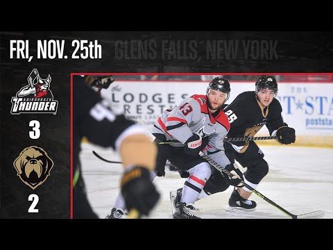 11/25/22  Adirondack Thunder 3 vs Newfoundland Growlers 2