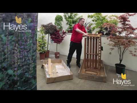 How to assemble a Suncoast Solid Teak Garden Bench
