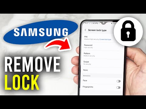 How To Remove Password / Pin / Pattern From Samsung Phone - Full Guide