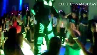 robot led elektroman - show led