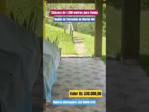 Chácara para Venda na Região de Patrocínio do Muriaé-MG. #chácara #lazer #muriae #itaperuna #familia