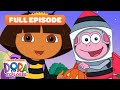 FULL EPISODE Dora Boots Wear Halloween Costumes The Halloween Parade Dora The Explorer