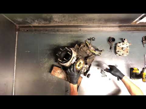 Scrambler Sportsman Top End Rebuild   -   Piston Cylinder Head Reed Valve Kit