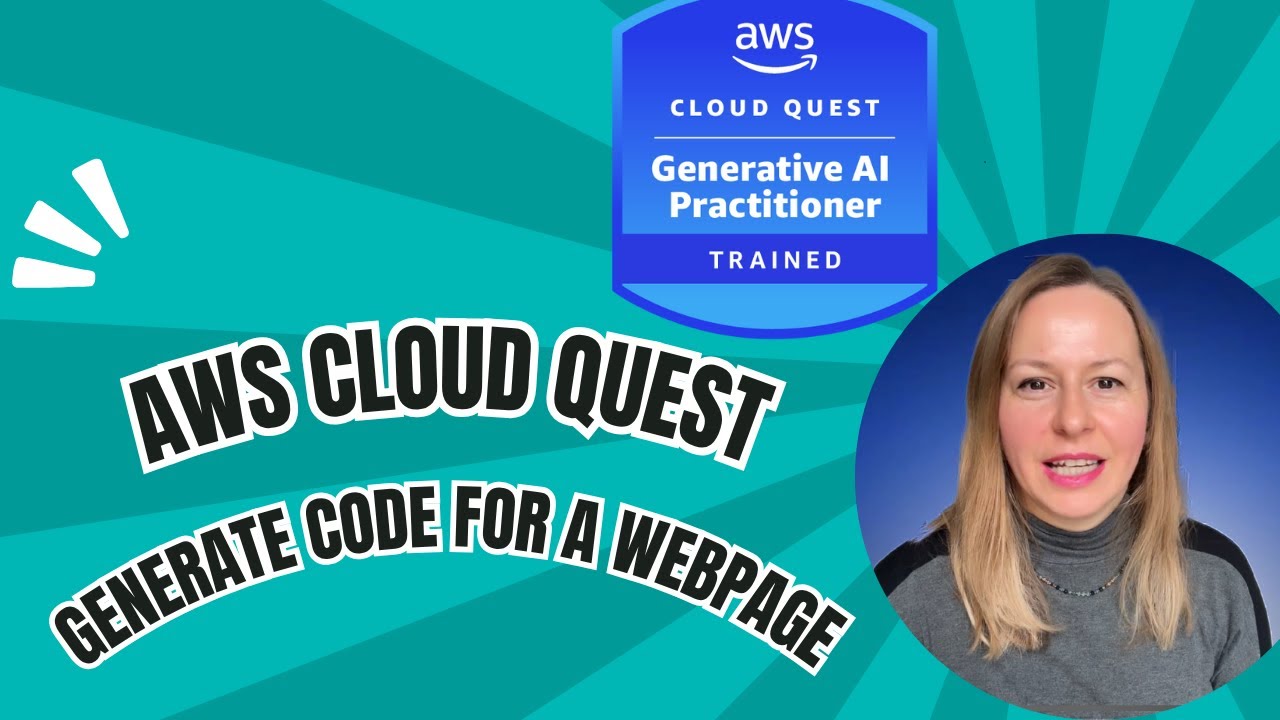 AWS Generative AI  Practitioner Cloud Quest - Generate Code for a Webpage