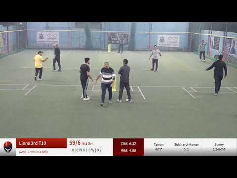 Live Cricket Match | Black Panther 3rd T10 vs Lions 3rd T10 | 27-Nov-21 08:20 PM 10 overs | 3rd T10