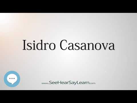 Isidro Casanova (How to Pronounce Cities of the World)💬⭐🌍✅