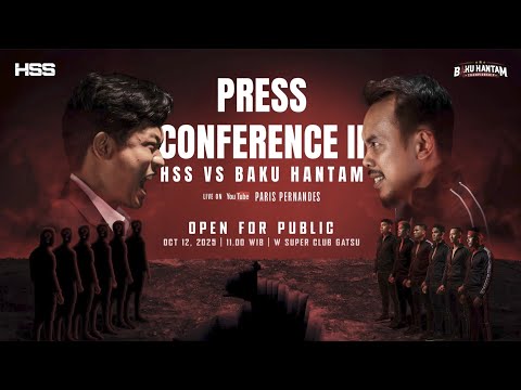 PRESS CONFERENCE II HSS VS BAKU HANTAM 🔥