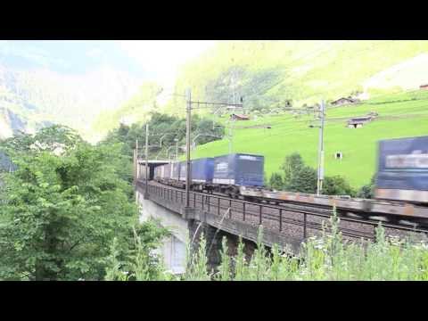 Bahnverkehr am Gotthard am 1. Juli