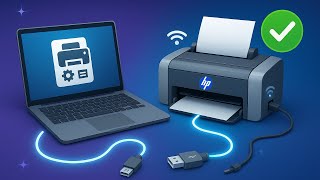 How To Connect HP LaserJet P1102 Printer To Laptop
