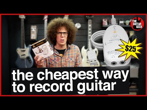 The cheapest guitar recording device I could find - Behringer Guitar Link UCG102 Review