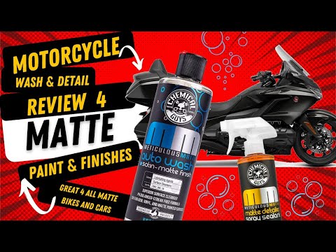 Chemical Guys MATTE Review Motorcycle Wash -Goldwing Clean- Great for Harley, Honda