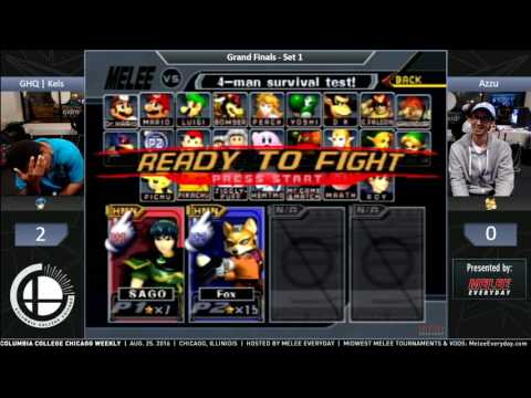 CCC Weekly [8/25/16] - Azzu (Fox) vs. GHQ | Kels (Marth) - SSBM - Grand Finals