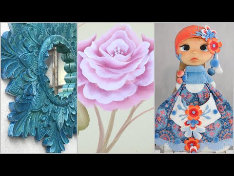 ManosalaObraTv 2019 Programa 41 - Modelado en Porcelana - Pintura en Aerosol - Pintar Rosas