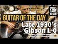 Guitar of the Day: Late 1930's Gibson L-0 Bass
