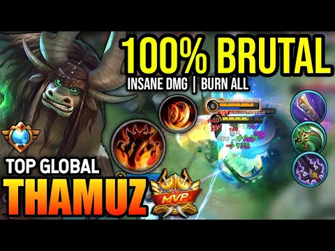 THAMUZ BEST BUILD 2023 | TOP GLOBAL THAMUZ GAMEPLAY | MOBILE LEGENDS✓