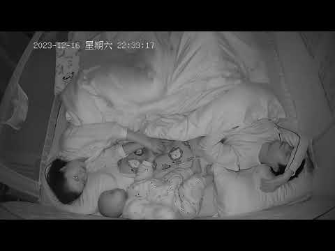 Angry baby SLAPS dad for snoring too loudly whilst in bed