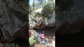 Video thumbnail: Mille-Pattes, 7a. Fontainebleau