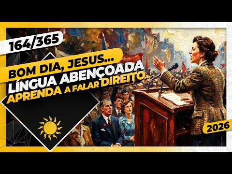 LÍNGUA ABENÇOADA: APRENENDA A FALAR DIREITO – Bom dia, Jesus! 164/365 (2026)