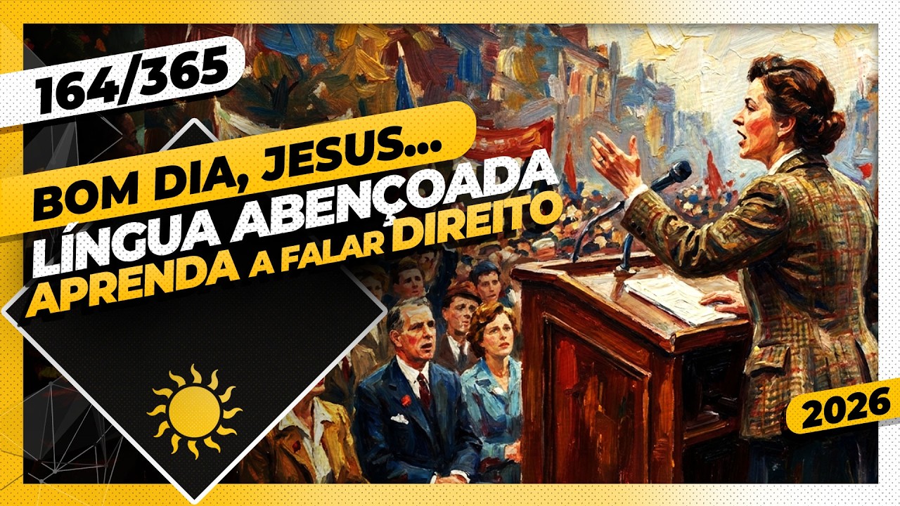 LÍNGUA ABENÇOADA: APRENENDA A FALAR DIREITO - Bom dia, Jesus! 164/365 (2026)