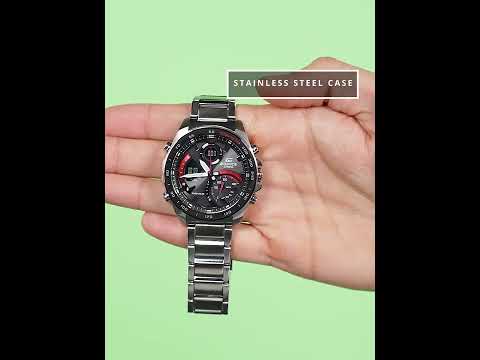 CASIO ECB-900DB-1ADR Edifice ECB-900DB-1ADR Black Dial Silver
