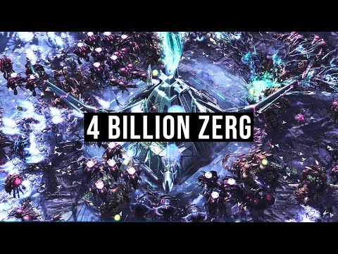 StarCraft 2 LotV - Last Stand - 4 Billion Zerg (Brutal, minimal upgrades)