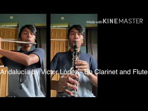 Andalucía by Victor López - Bb Clarinet and Flute