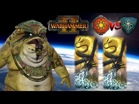 THE DOUBLE COATL BEING COMPETITIVE? - Lizardmen vs Vampire Coast | Total War Warhammer 2