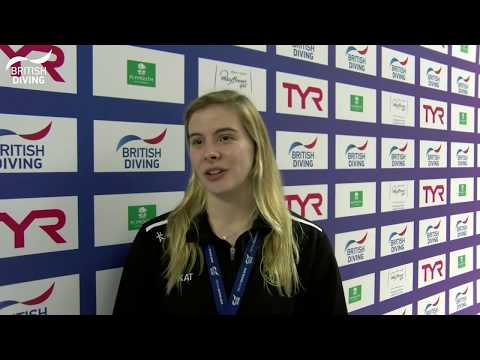 Kat Torrance - Women's 1m British Champion 2018