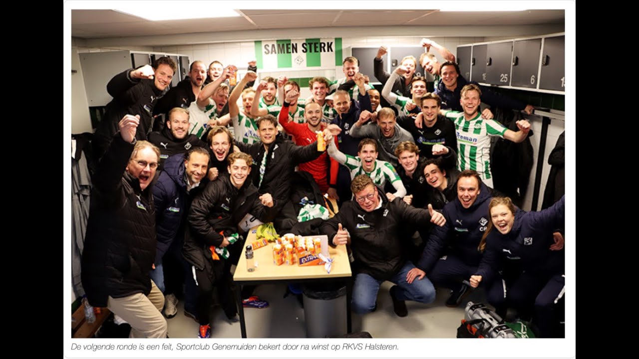 Genemuiden vs Halsteren All Goals & Highlights