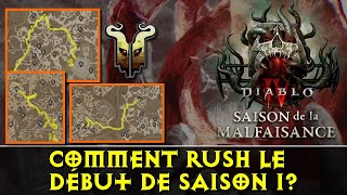 [Diablo 4] Meilleure route de Leveling pour la Saison 1