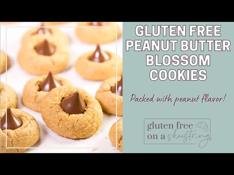Gluten Free Peanut Butter Blossom Cookies