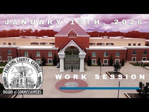 Board of Commissioners - Work Session (January 13, 2026)