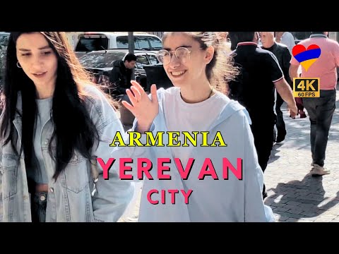 Beautiful Yerevan City  ????????  Armenia City Center Walking Tour [ Armenia 4K ] #yerevan