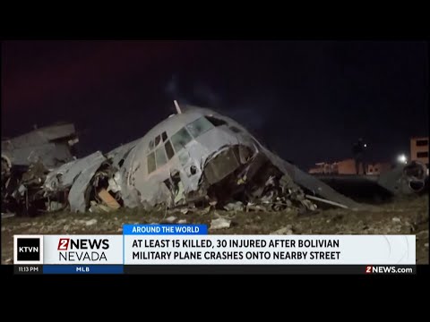 Bolivian plane crash kills at least 15