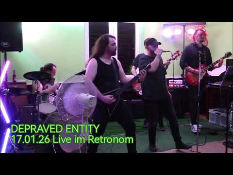 Live-Impressionen von DEPRAVED ENTITY Live im Retronom! 🤟🎵🍻